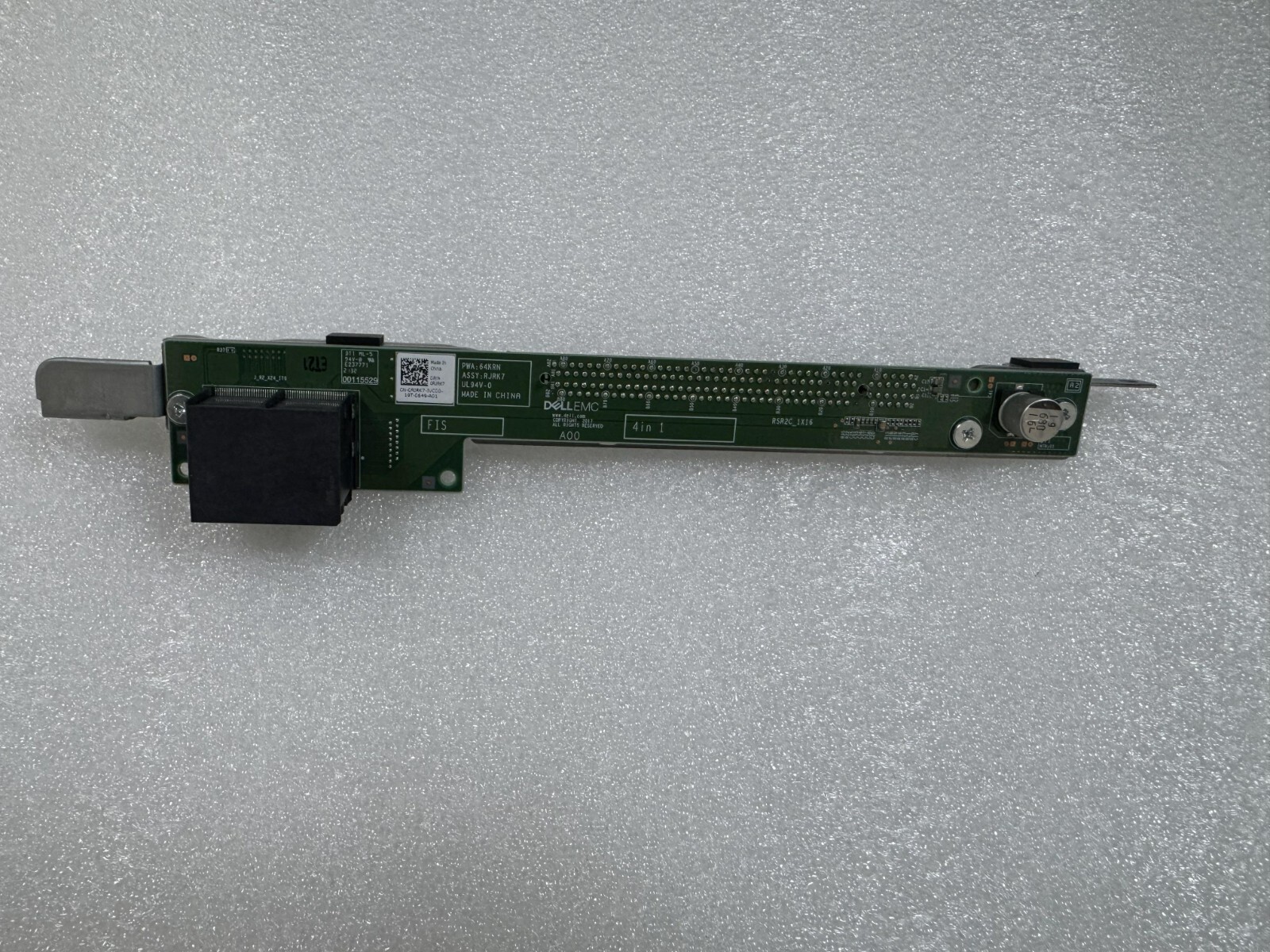 New Riser2 Card for Dell PowerEdge R740 R40XD Rear PCI-e X16 RJRK7 0RJRK7.