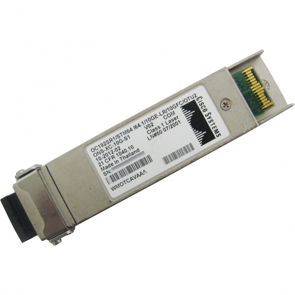 Cisco ONS-XC-10G-S1 OC192SR1/STM64 XFP Transceiver, 1 Year Warranty