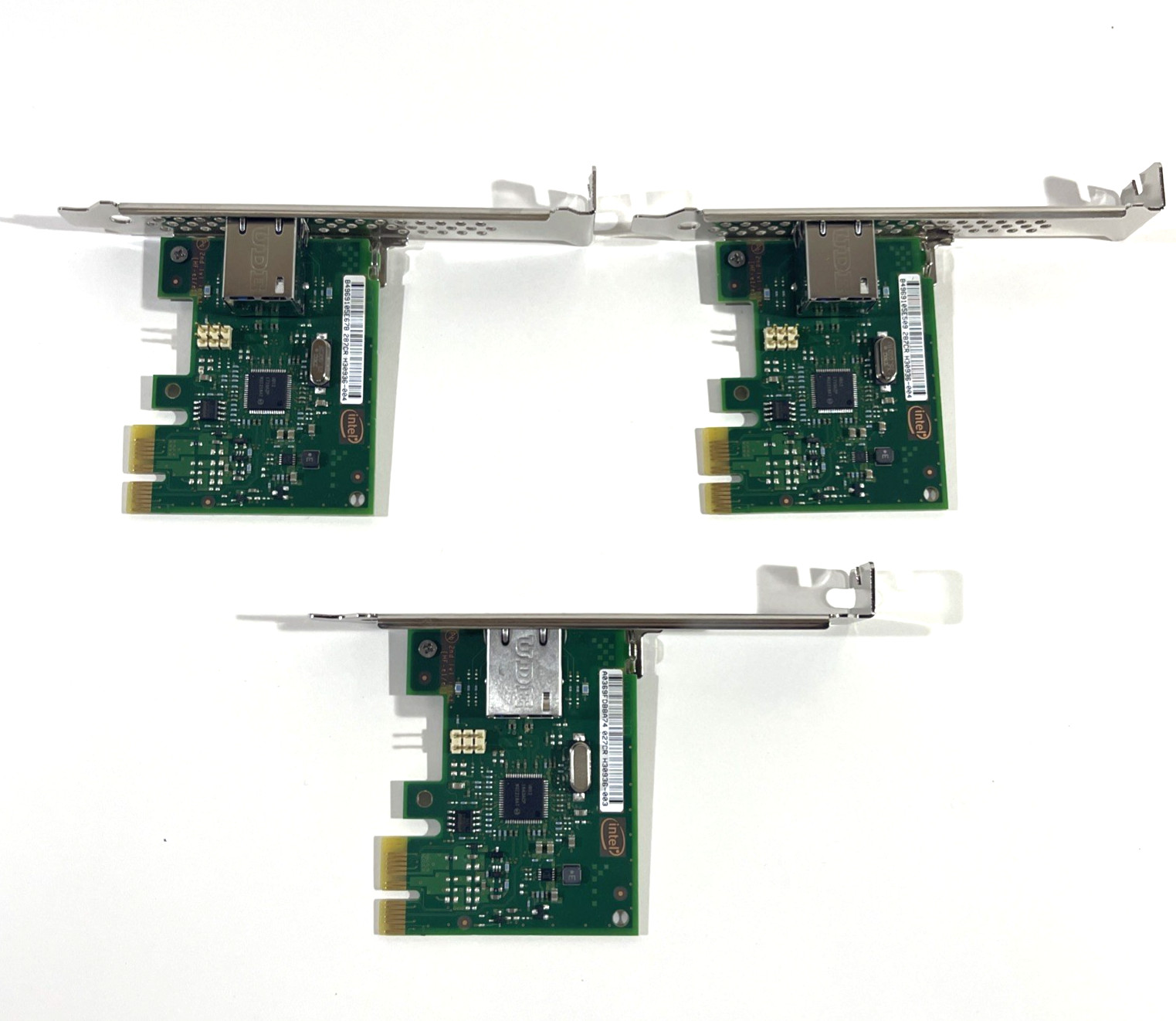 Lot of 3 Dell Intel 1-Port Gigabit PCIe x1 Ethernet Network Adapter Card VRHH1