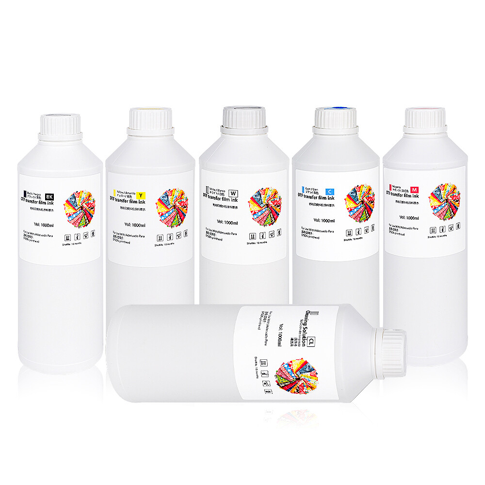  5 colors 1000ml for epson l1800 xp15000 i3200 r1390 dtf printers 