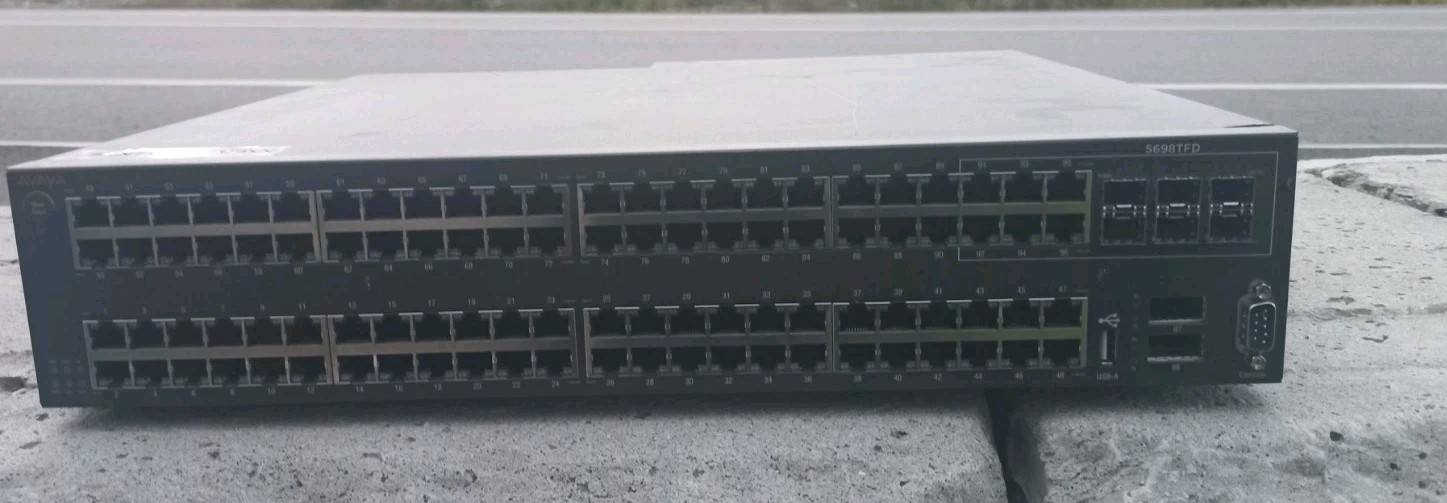 Avaya 5698TFD  Ethernet Routing Switch 96 Port - Tested - Working great