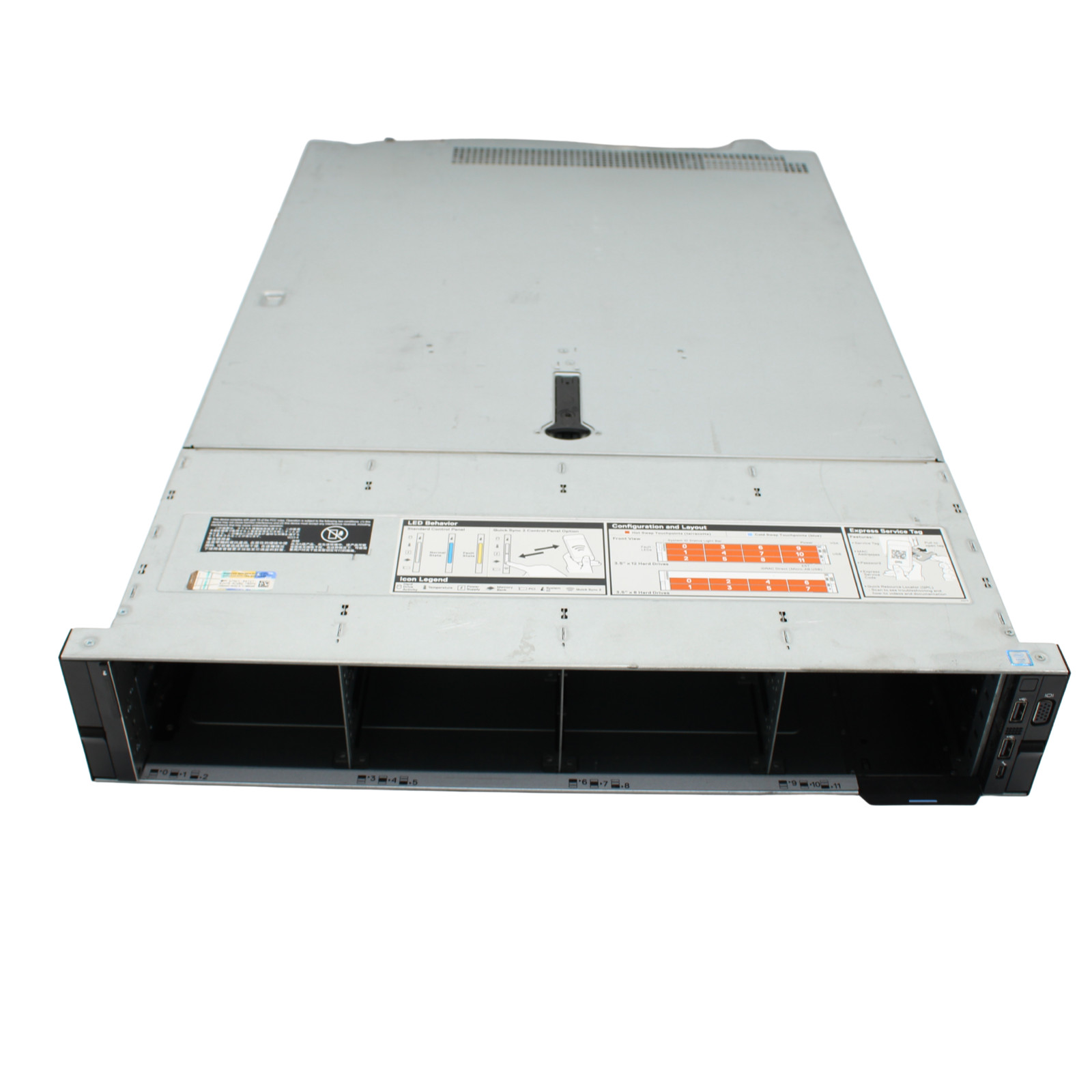Dell PowerEdge R540 2x Xeon 4110 2.10GHz 2x 750W PSU *No Ram/HDD*