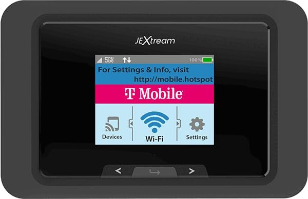 Franklin Wireless RG2100 (T-Mobile) 5G WiFi 6 Mobile Hotspot Router - Black (...