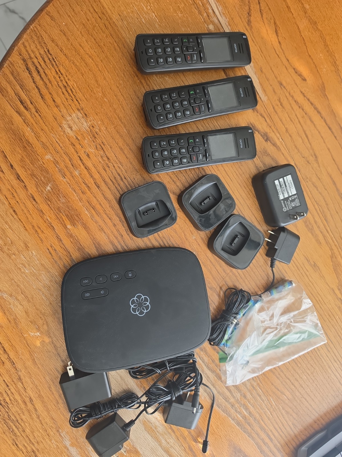 Ooma Telo VoIP Home Phone System with 3 Handsets