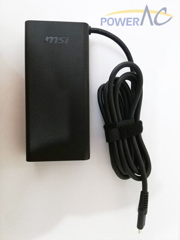 MSI Prestige ADP-90FE D 90W Laptop Charger Type-C USB-C AC Adapter Power Supply