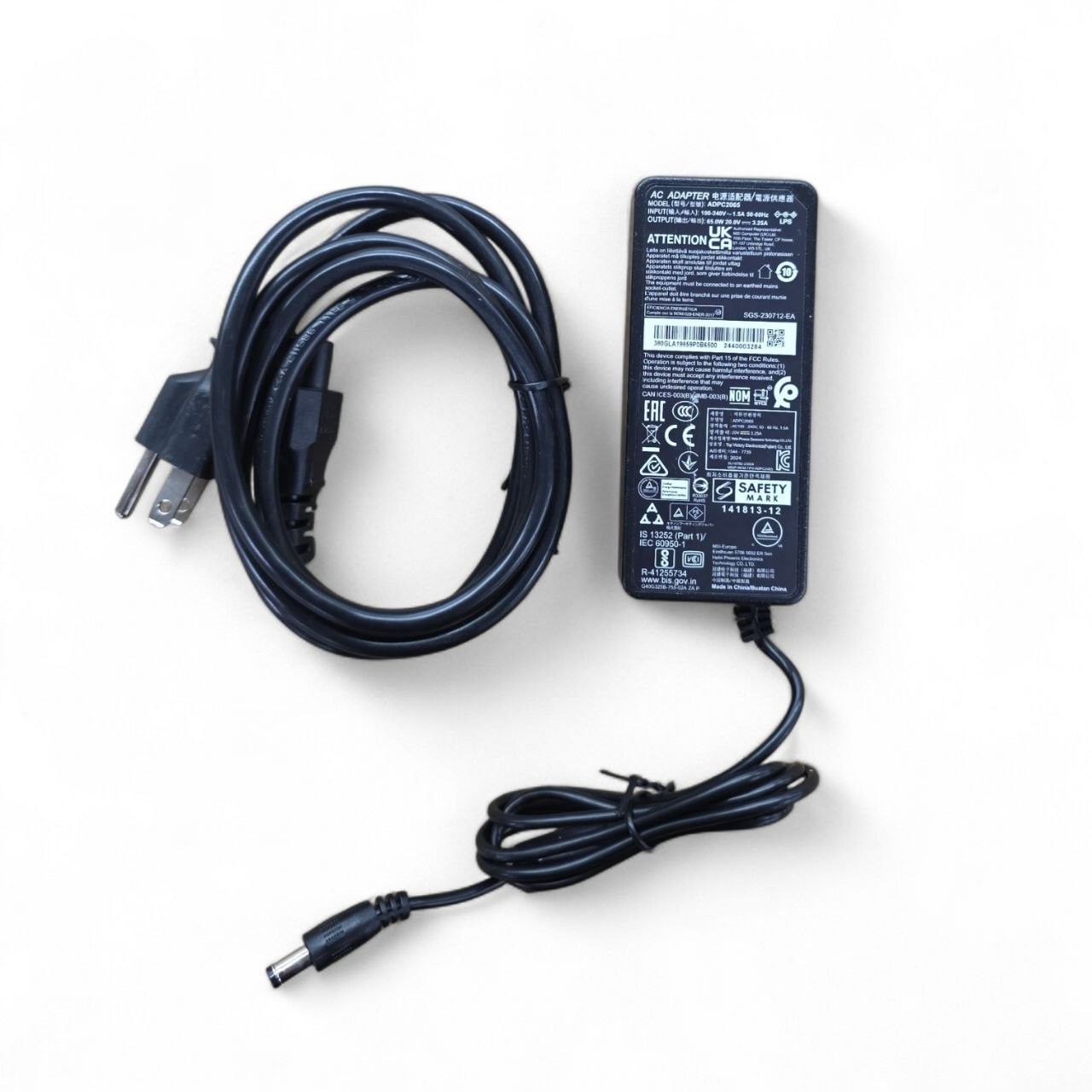 Original 65W 20V 3.25A AC Adapter for MSI Optix Monitors (ADPC2065)