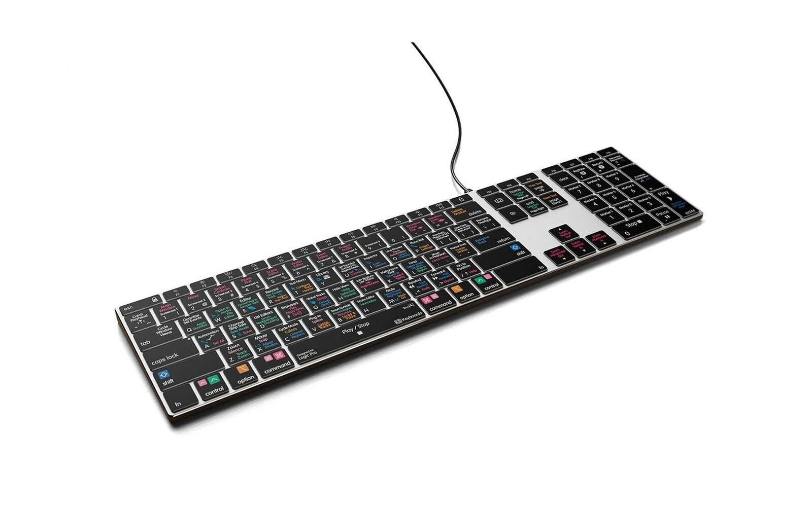 Logic Pro - Backlit Pro Aluminum Keyboard - macOS - US