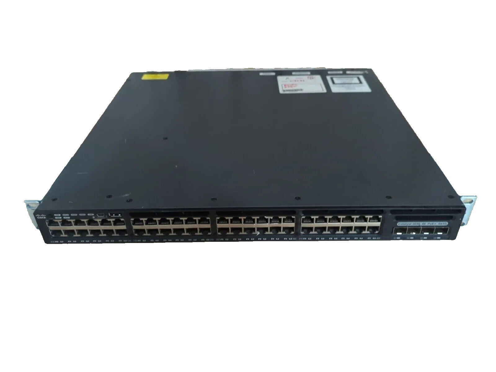 Cisco Catalyst 3650 WS-C3650-48PS 48-Port Gigabit Managed PoE+ w/ 4X1G Uplink