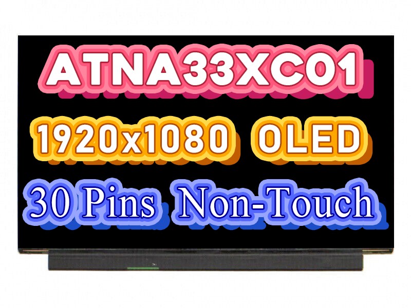 13.3 inch OLED LCD SCREEN Laptop LCD Display ATNA33XC01 ATNA33XC01-0 1920x1080
