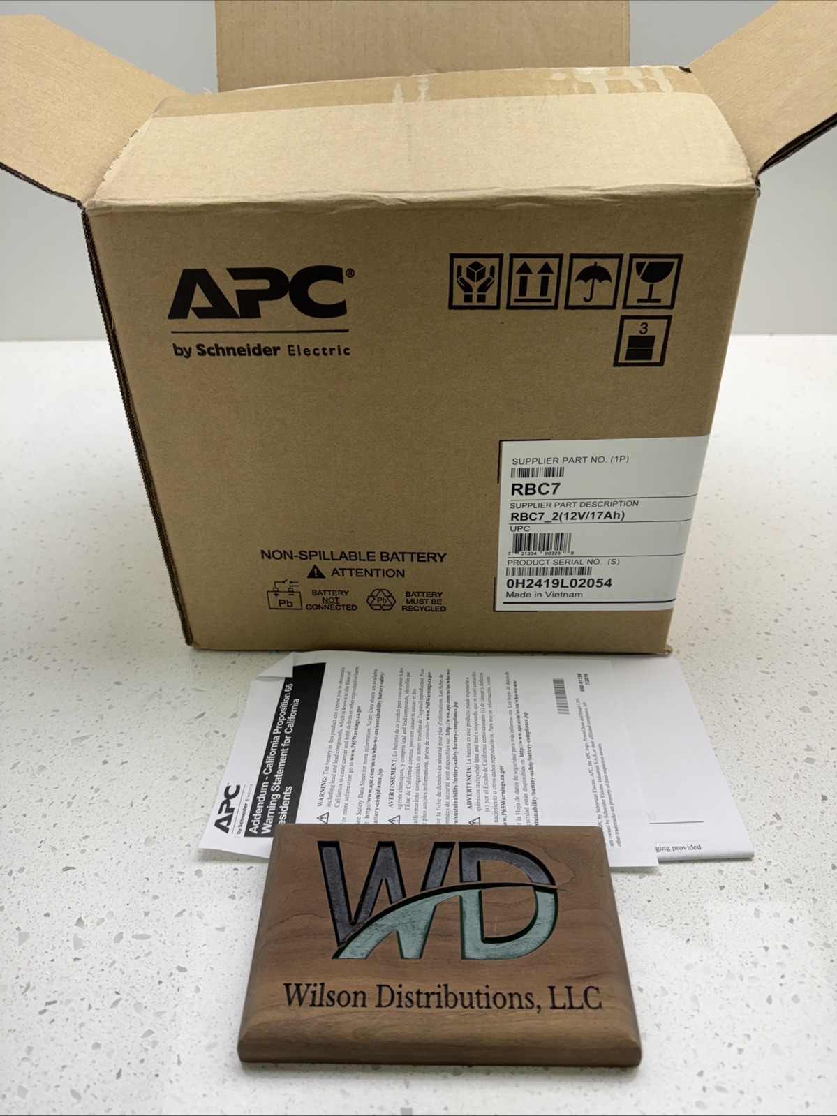 Genuine Schneider APC Battery RBC7 New