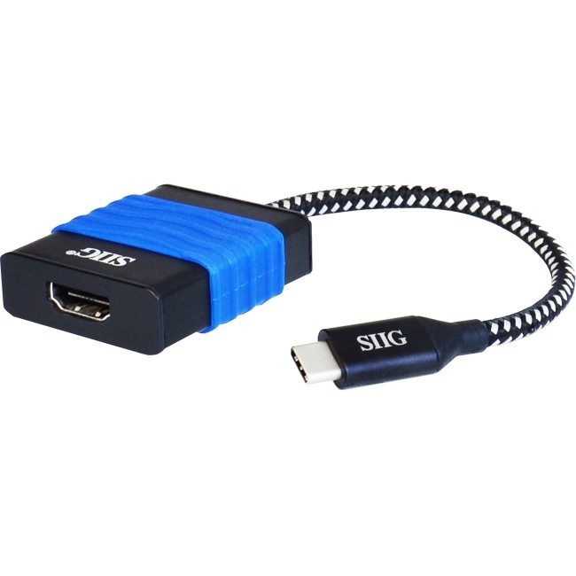 SIIG USB Type-C to HDMI Cable Adapter - 4Kx2K - USB Type C - 1 x HDMI