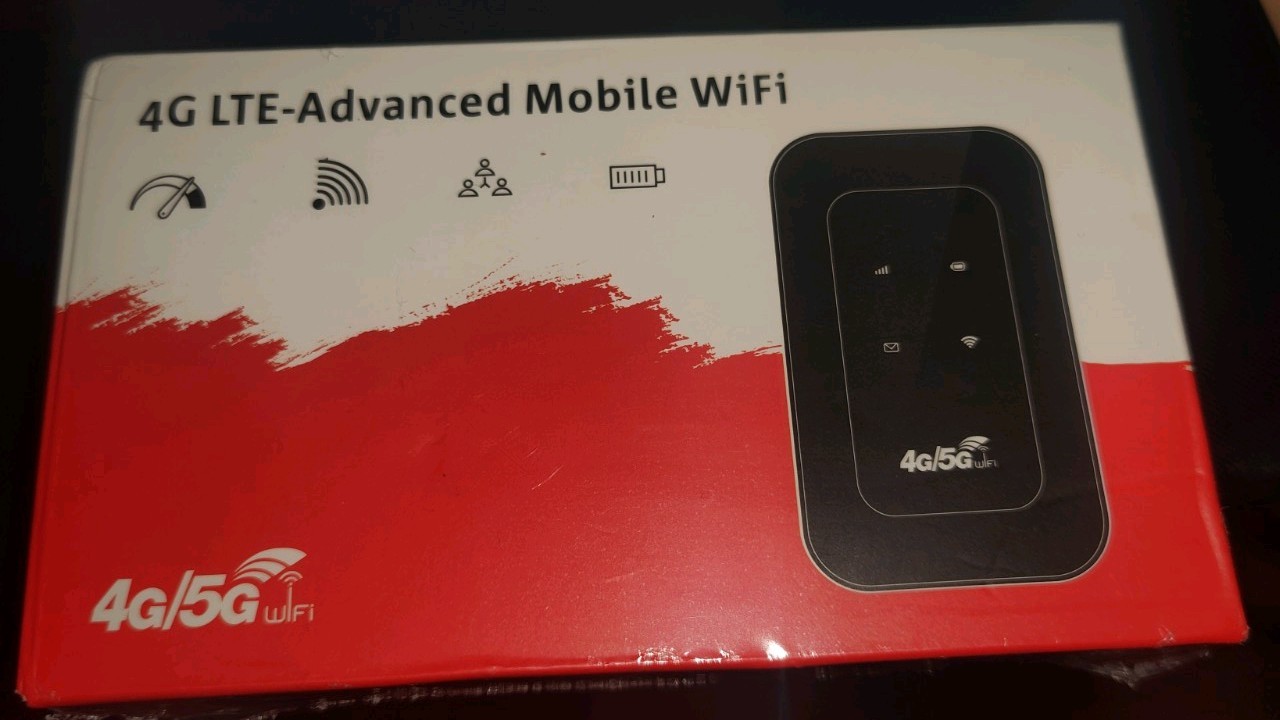 4G/5G LTE-Advanced Mobile WiFi Hotspot Modem Unlocked 150 Mbps Built-in Battery