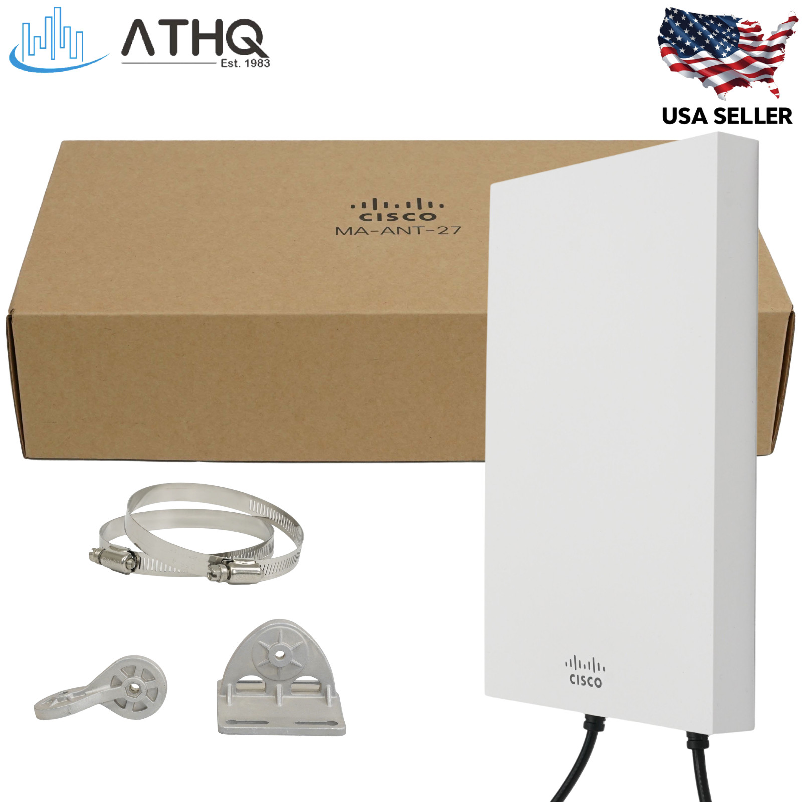 Cisco Meraki MA-ANT-27 Dual-Band Sector Antenna 9/12 dBi, 2.4/5 GHz MIMO, N-Type