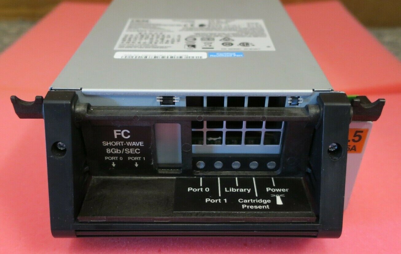 IBM 3588-F5A Ultrium LTO-5 TS1050 TS1040 8Gbps FC Tape Loader Drive 00V6705