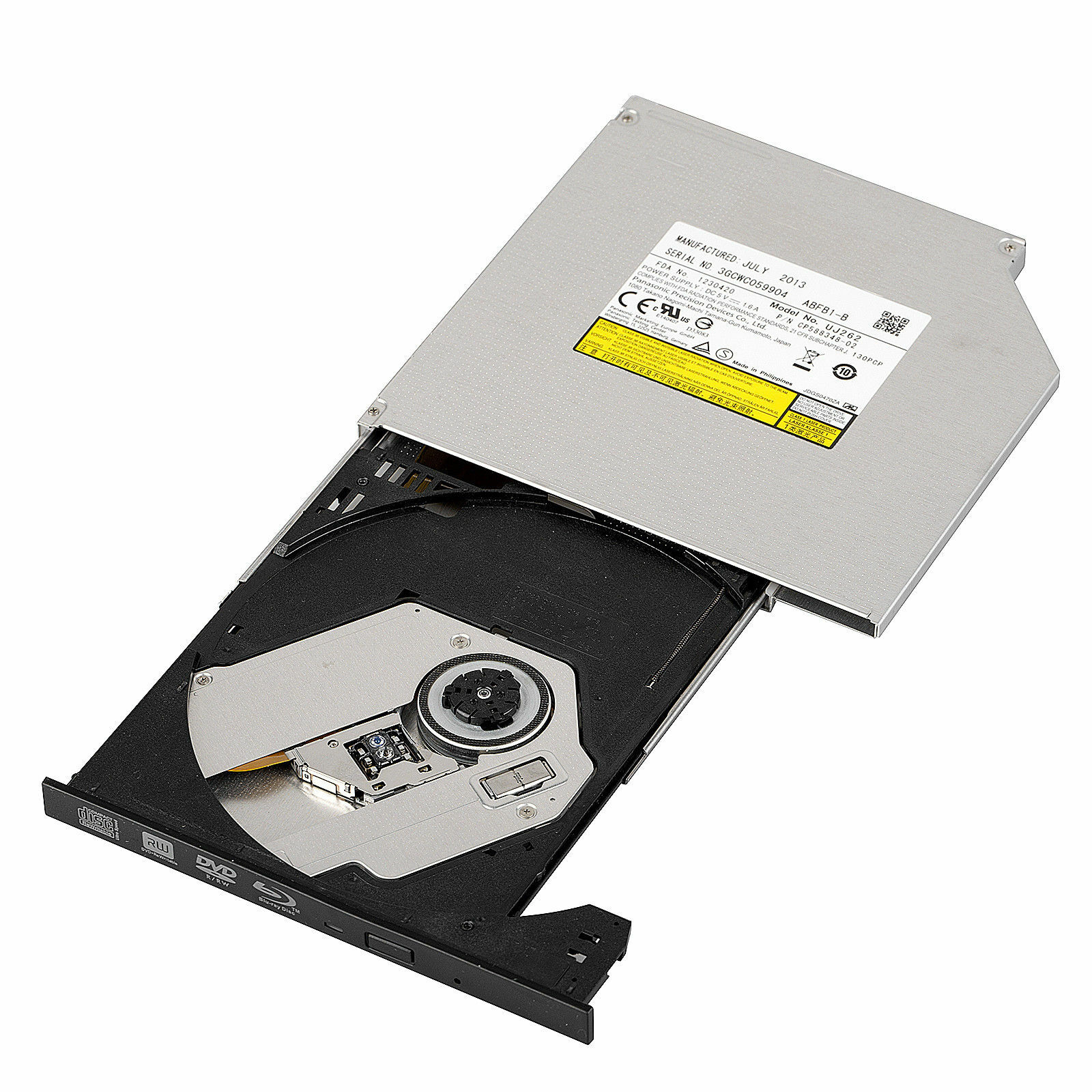 Internal 9.5mm SATA BD ROM Player Movie Disc Reader DVD CD Burner Laptop Drive