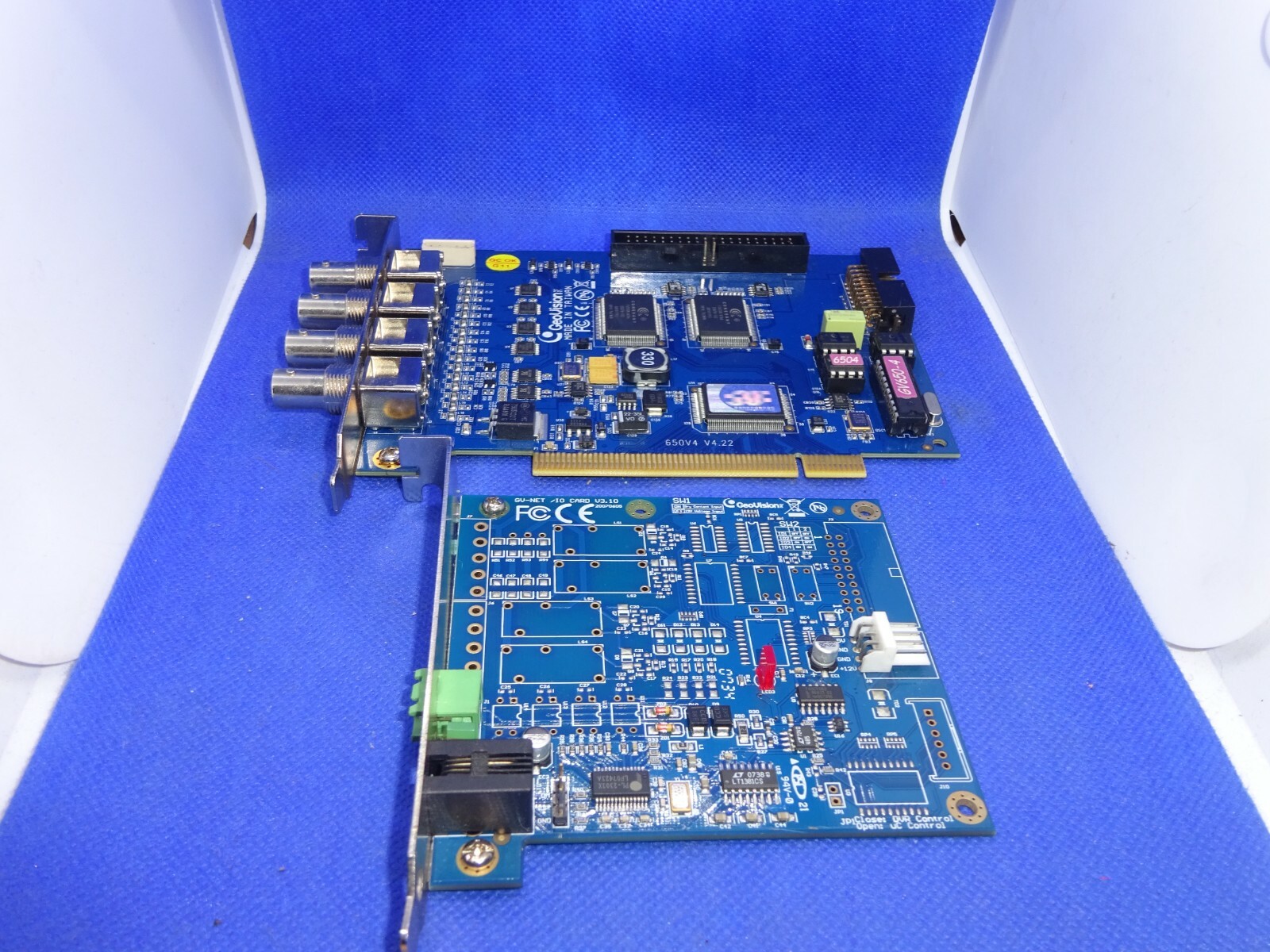 GEO VISION 650V4 VIDEO CAPTURE CARD PCI + I/O CARD # GK4820
