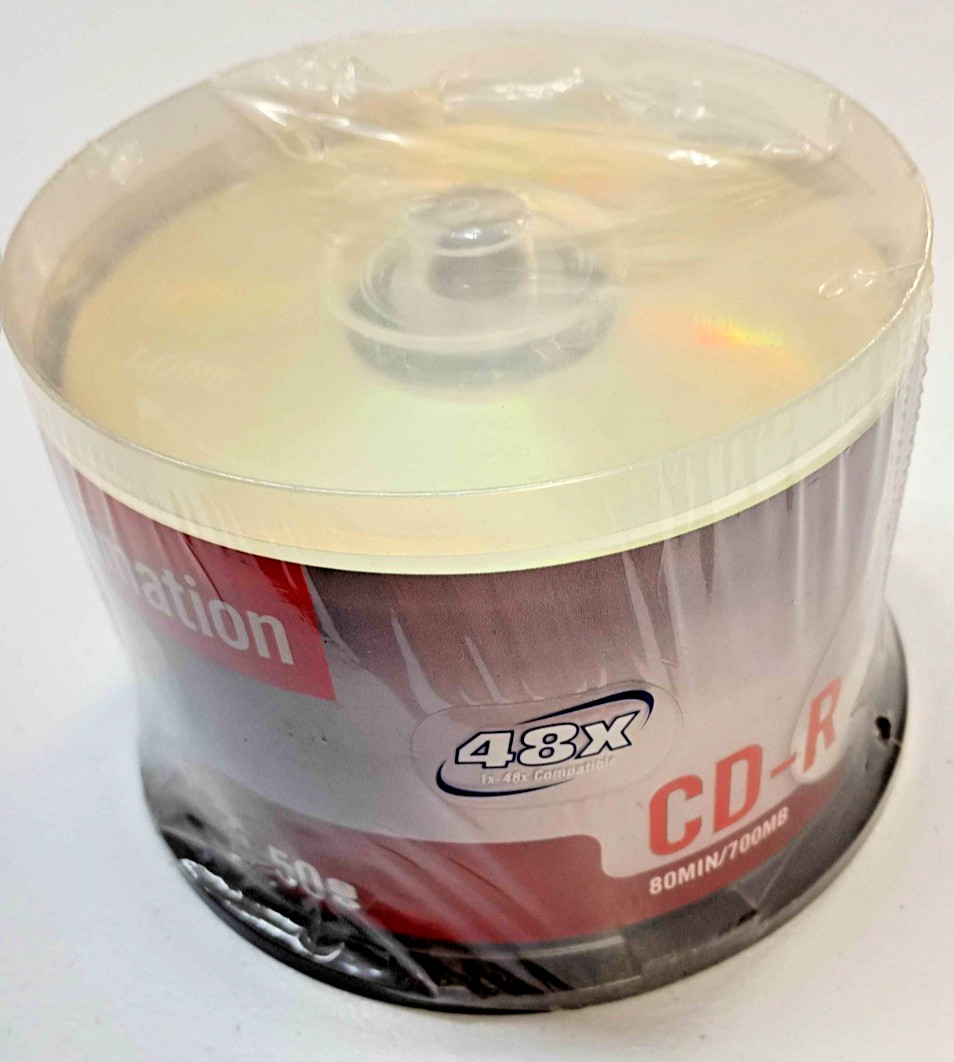 Imation CD-R 48X 80Min/700MB 50 Pack - NEW