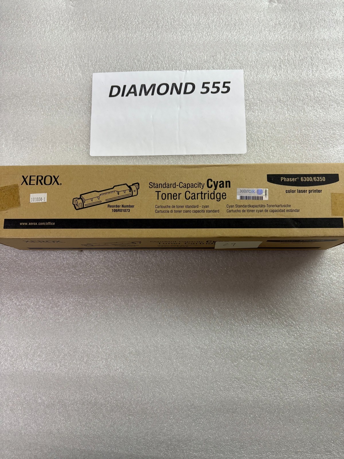 Genuine Xerox 106R01073 Cyan Phaser 6300/6350