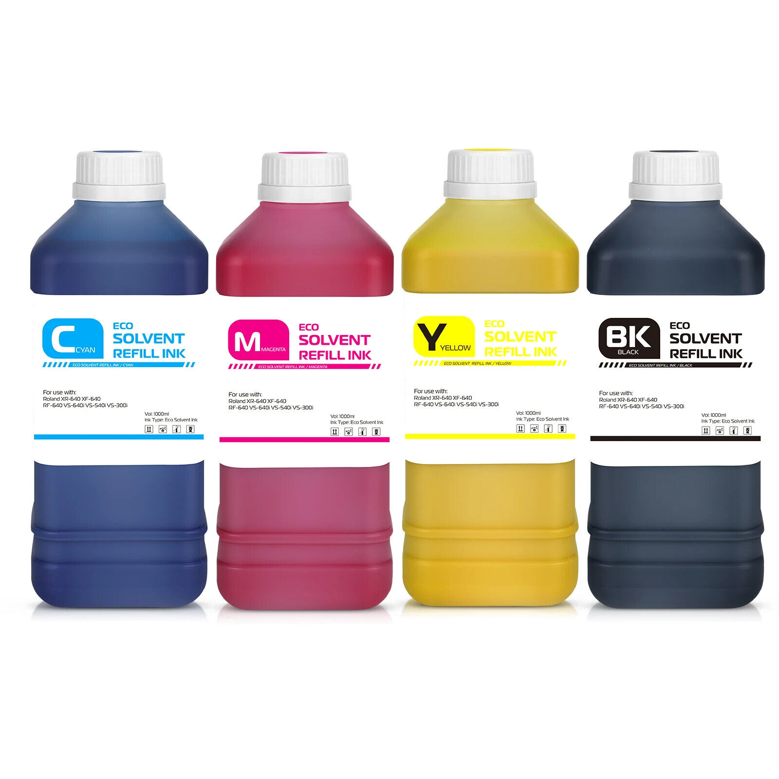 4x1000ml eco solvent ink for ROLAND digital printers