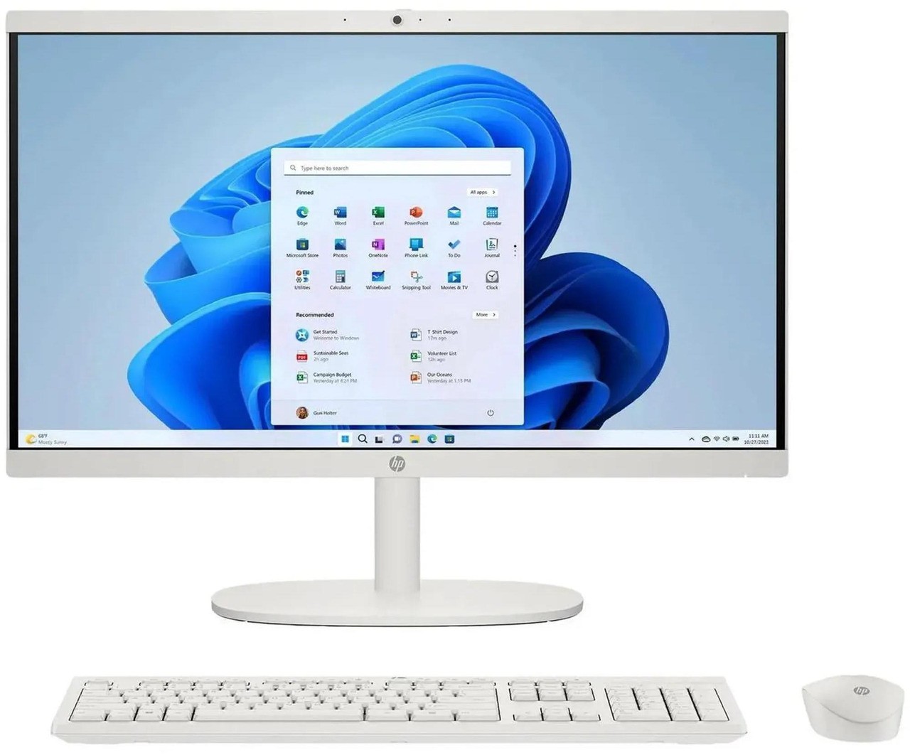 HP 22-dg0923w 21.5" FHD N200 1.1GHz Intel UHD Graphics 8GB RAM 128GB SSD Win 11