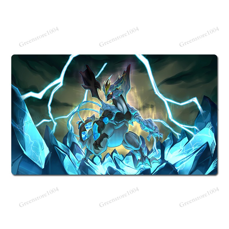 Black Kyurem Board Game Pokemon Table Playmat TCG CCG Mat Play Pad Mousepad