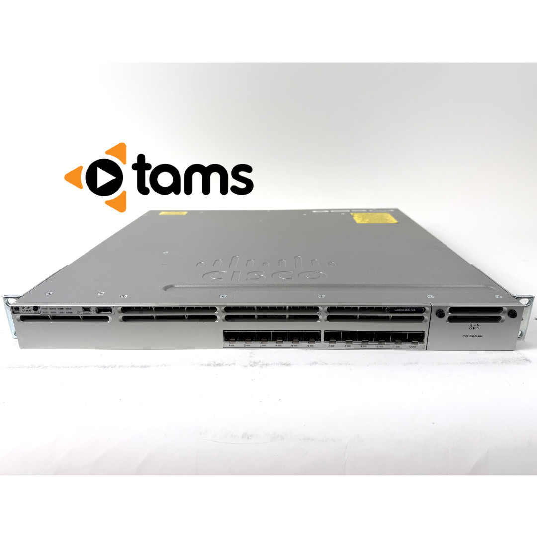 Cisco Catalyst WS-C3850-12S-E 12-Port Gigabit SFP Network Switch