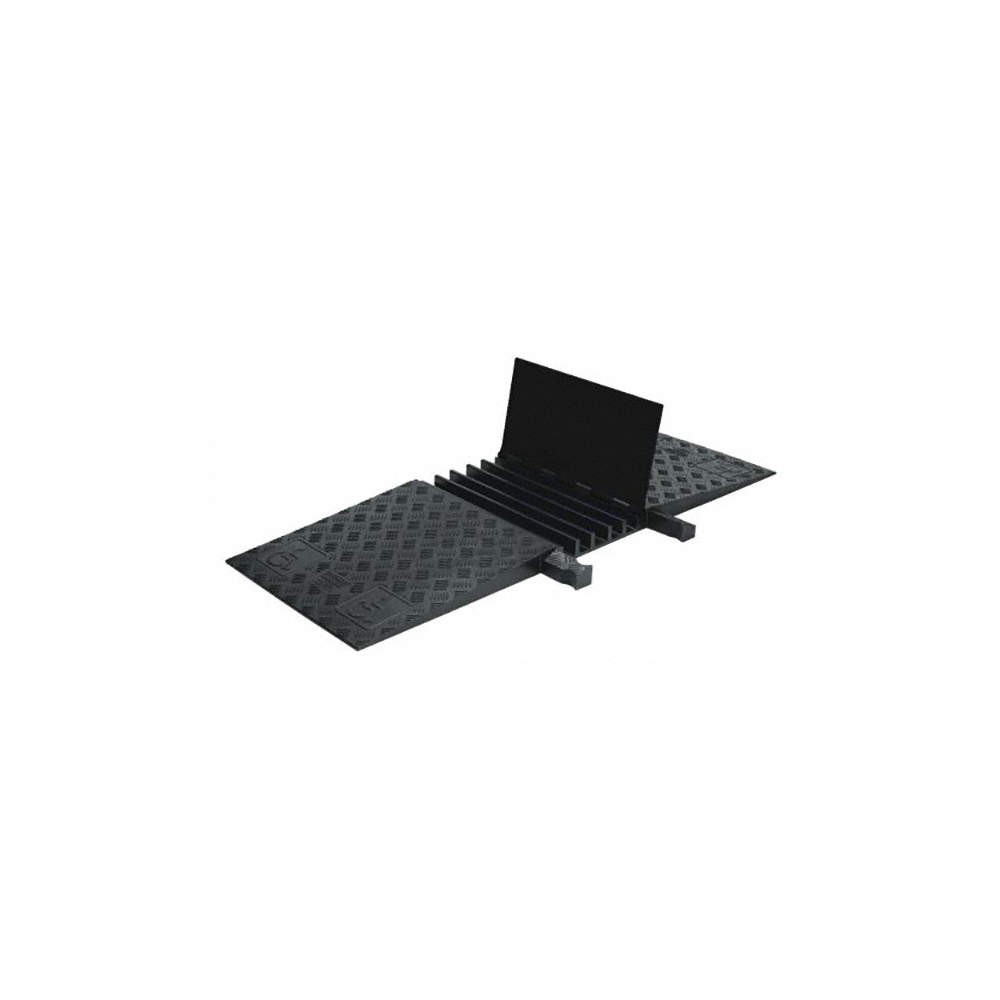 CHECKERS GD5X125-ADA-B/B Cable Protector,Hinged,5 Channels,1.5ft. 32RX16