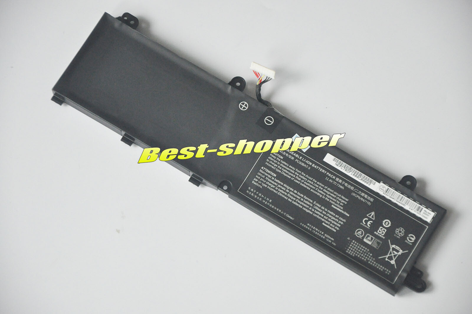 USA New Genuine PC50BAT-3 battery For THUNDEROBOT 911 P1 clevo PC50S