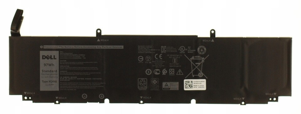 Genuine 97Wh XG4K6 Battery For Dell XPS 17 9700 9710 9720 9730 F8CPG 5XJ6R 01RR3