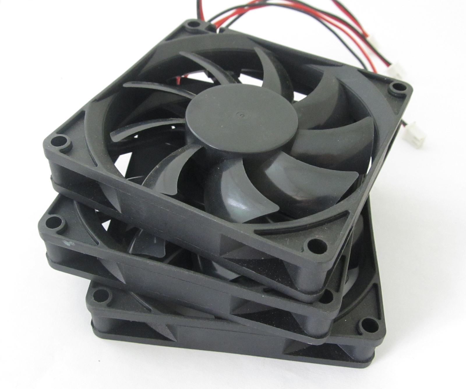 10x Brushless DC Cooling Fan 80x80x15mm 8015 9 blades 5V 12V 24V 0.16A 2pin fan