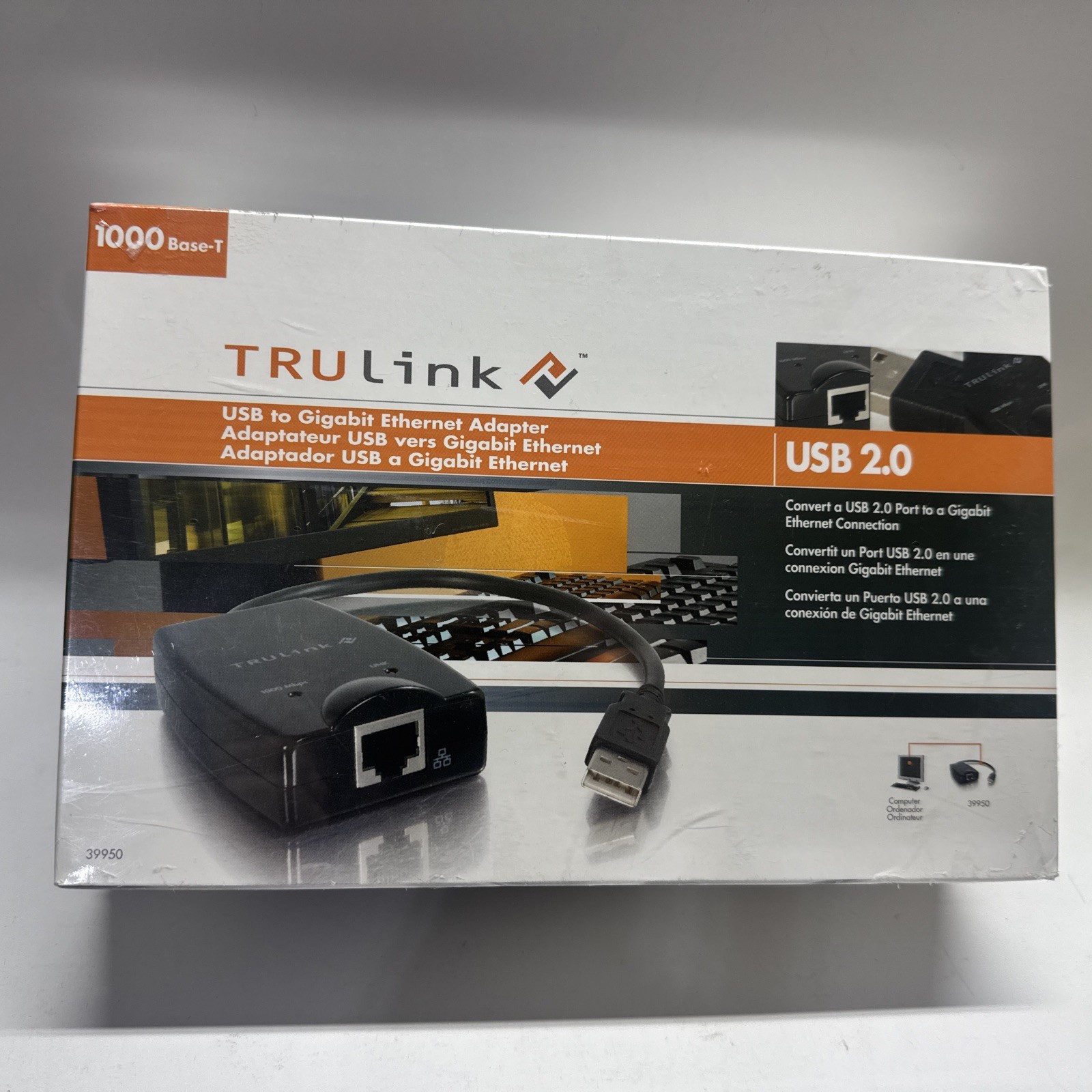C2G USB 2.0 Hi-Speed to Gigabit Ethernet NIC Network Adapter Black Get Connected
