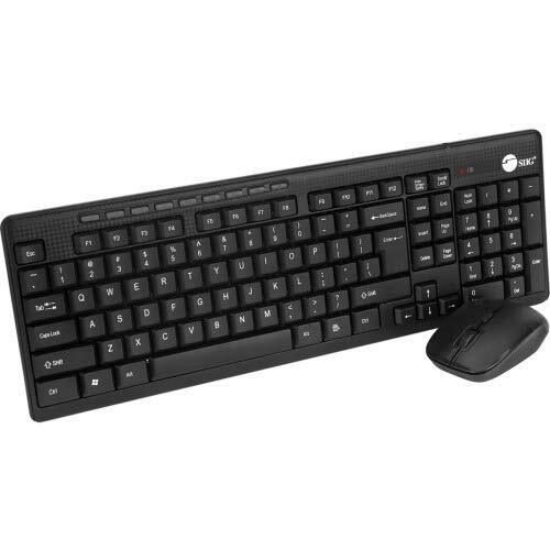 Siig 223156 Kb Jk-wr0t12-s1 Wireless Extra-duo 102-key Keyboard & 3-button Mouse
