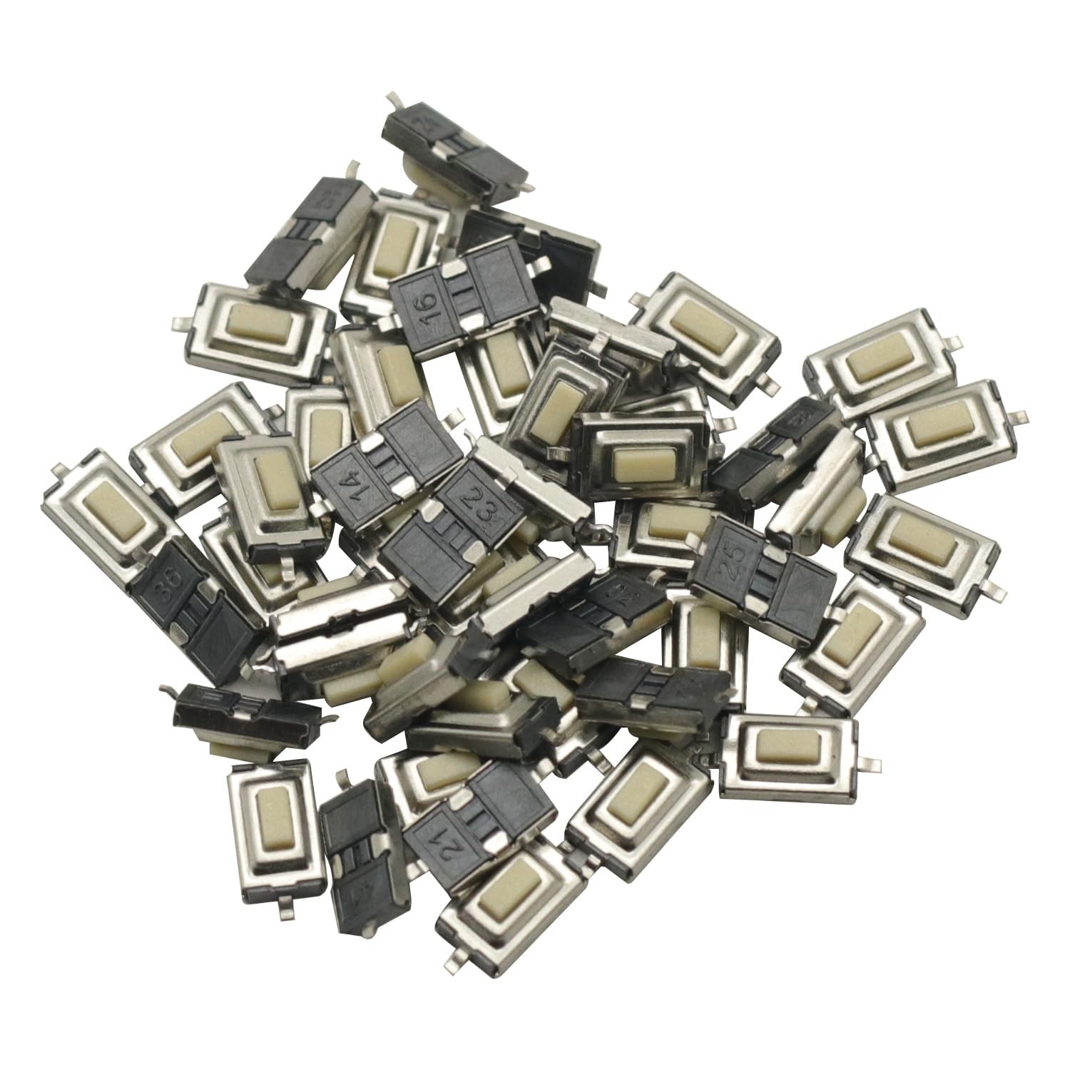 100 PCS 3x6x2.5mm 2 Pin SMD Tactile Push Button Switch Micro Tact Switch