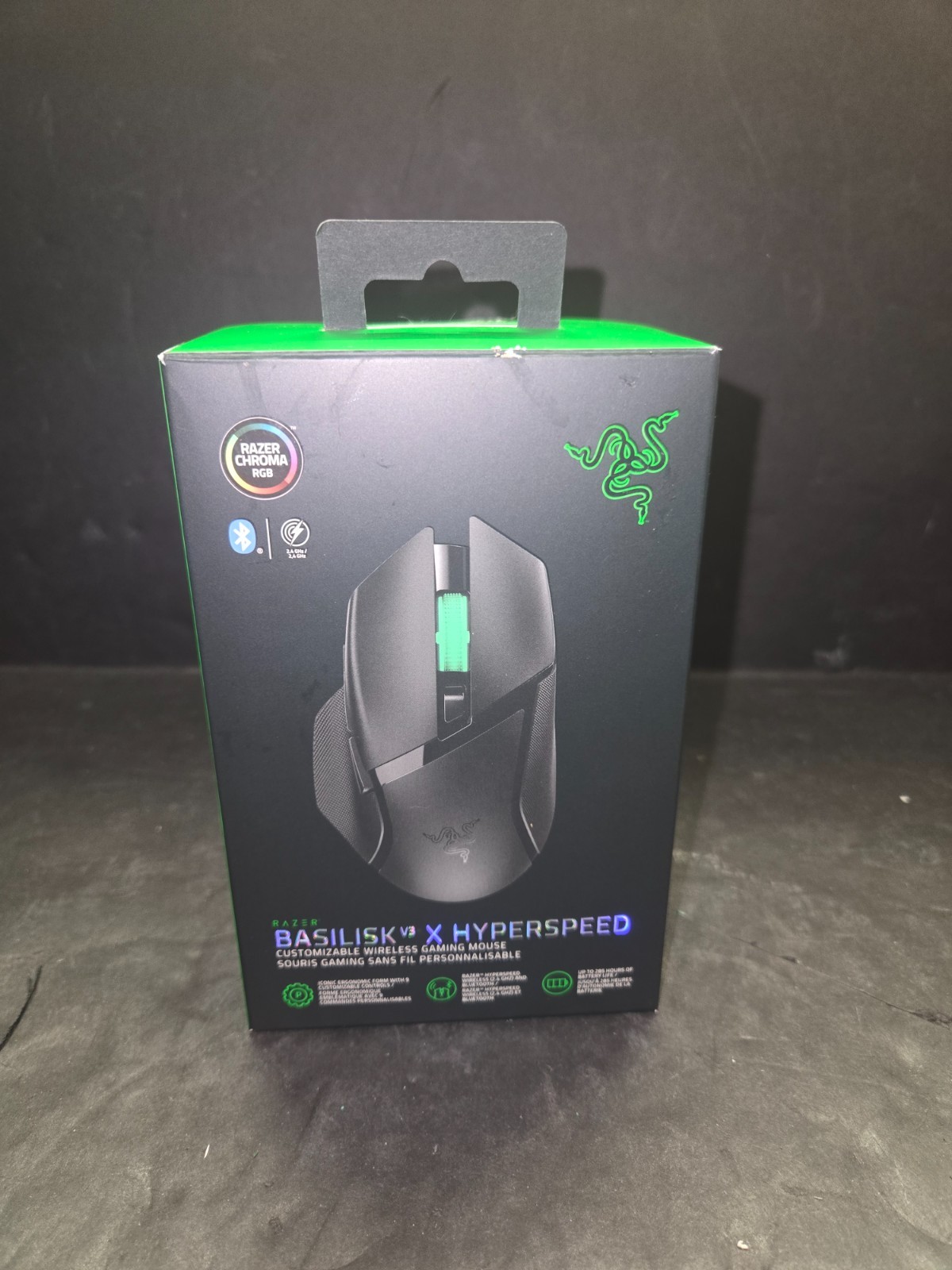 Razer Basilisk V3 X HyperSpeed Wireless Gaming Mouse Black with dongle