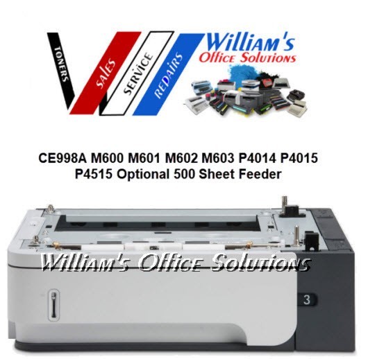 HP CE998A M600 M601 M602 M603 P4014 P4015 P4515  500-Sheet Input Tray Feeder