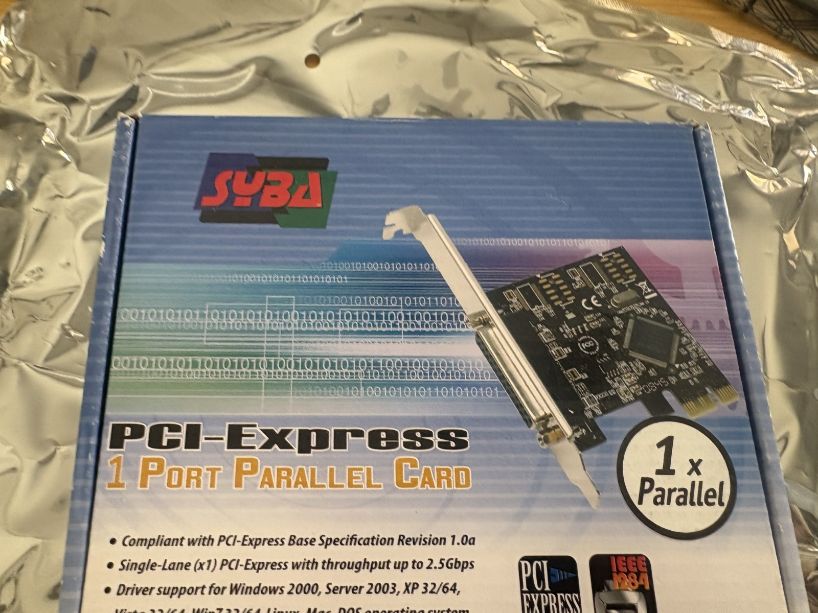 Syba PCI Express Parallel Port Internal Card