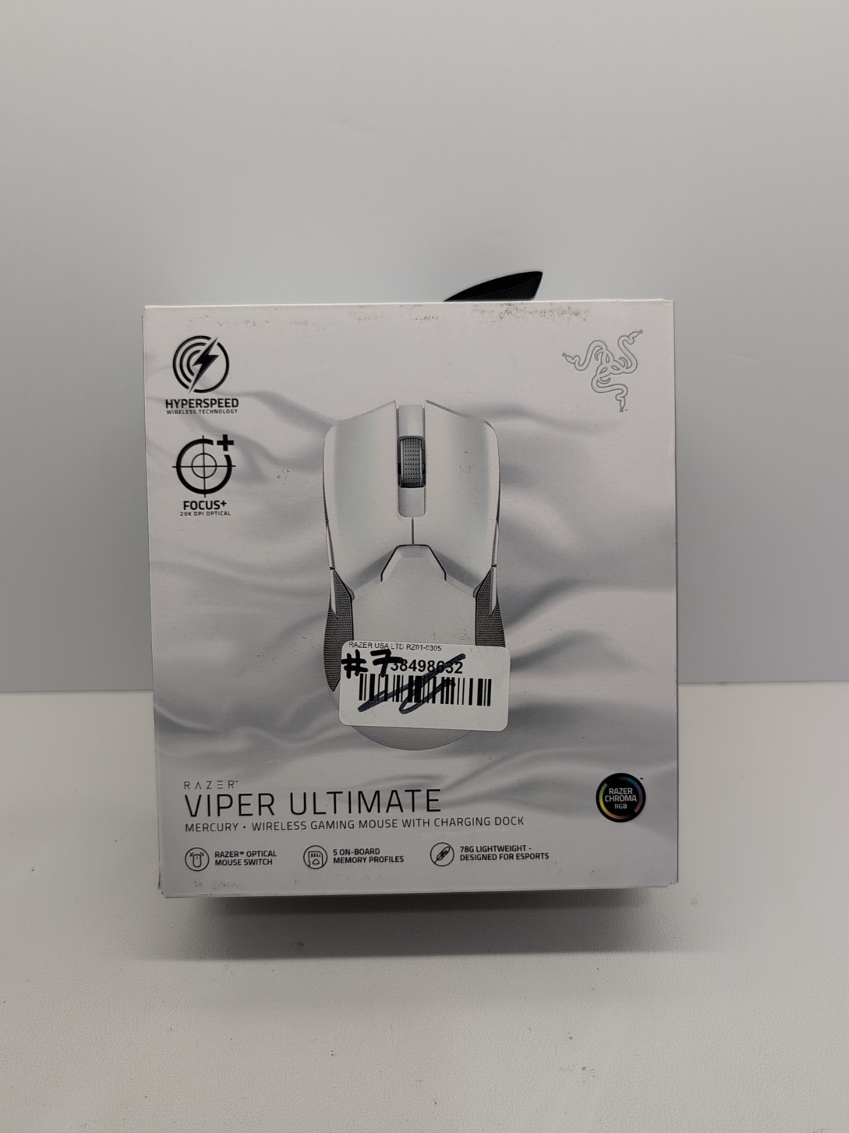 Razer Viper Ultimate Wireless Gaming Mouse White With Box #7