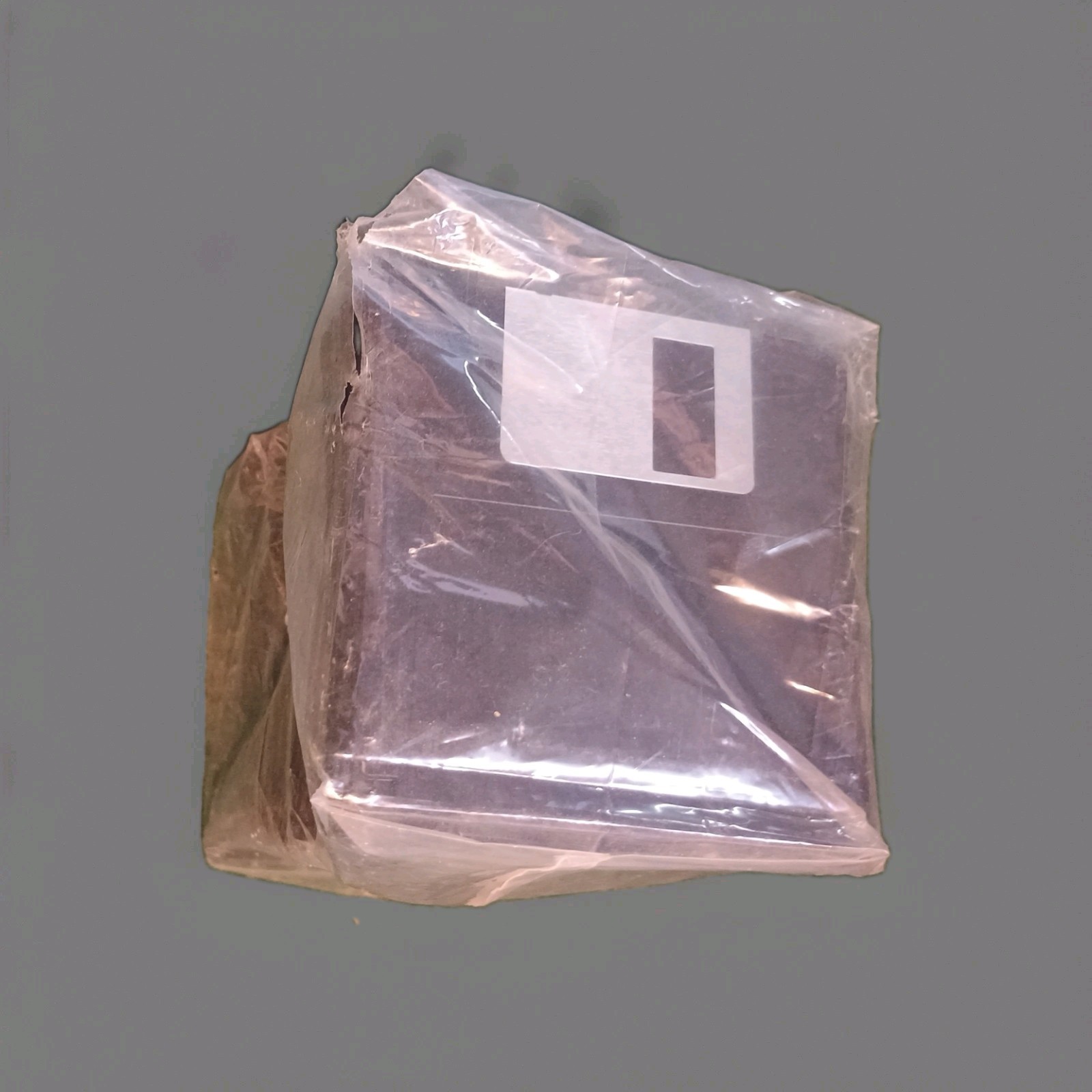 NOS-50 pack 3.5" 1.44m DS/HD 80's Floppy Disks Black Diskettes in plastic 