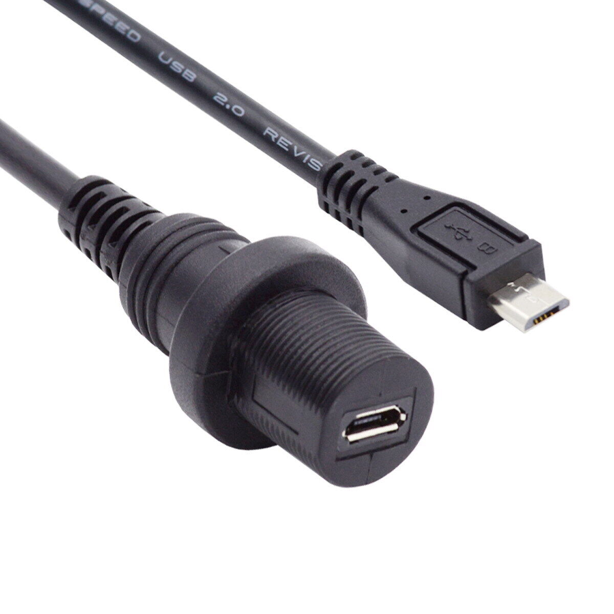 Chenyang 1m Dustproof 480Mbps Mini/Micro USB2.0 5Pin Male to Female Cable