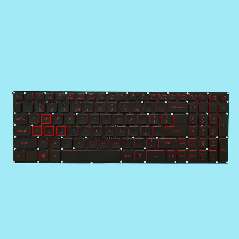New Red Backlight Keyboard For Acer Nitro 5 AN515-51 AN515-52 AN517-53