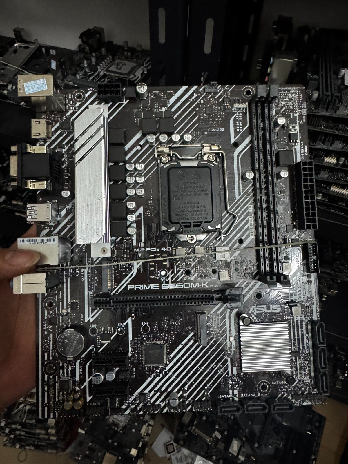 ASUS B560M-K LGA1200 M-ATX DDR4 M.2 VGA HDMI Motherboard With Original IO Shield