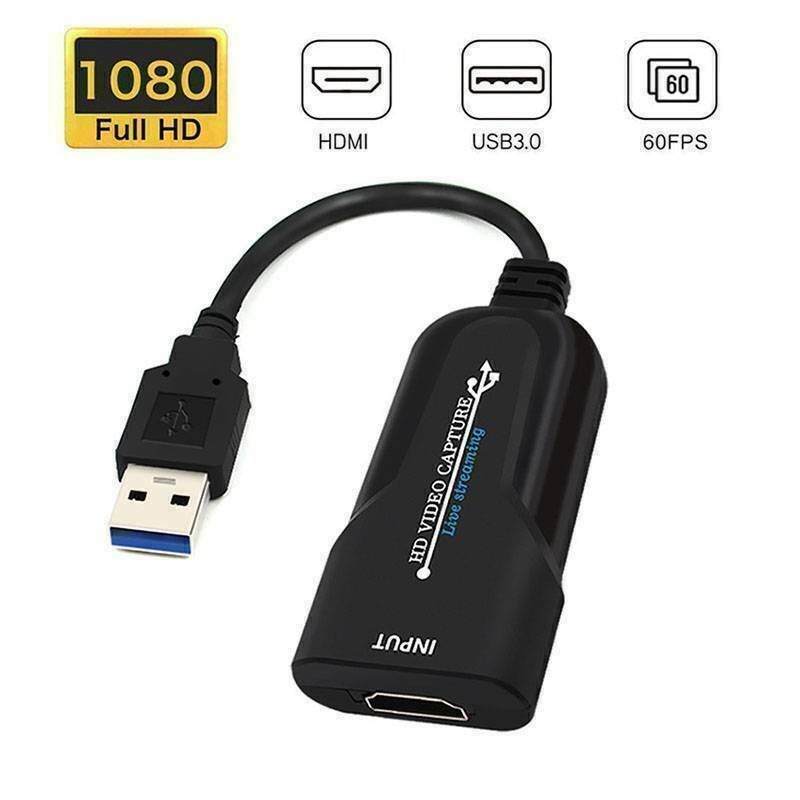 New HDMI to USB 3.0 Video Capture Card 4K 1080P 60fps Record For Live Streaming