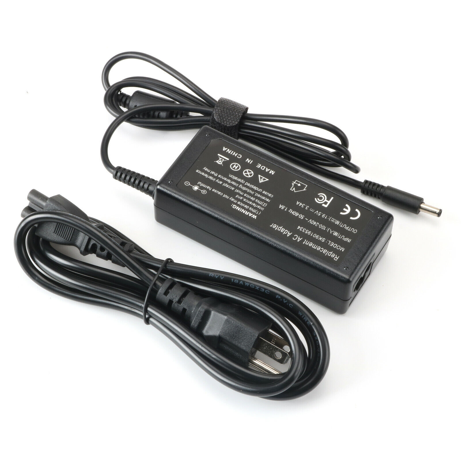 65W Power Supply Cord Adapter Charger for Dell Inspiron i3168 i3252 i3451 i3452
