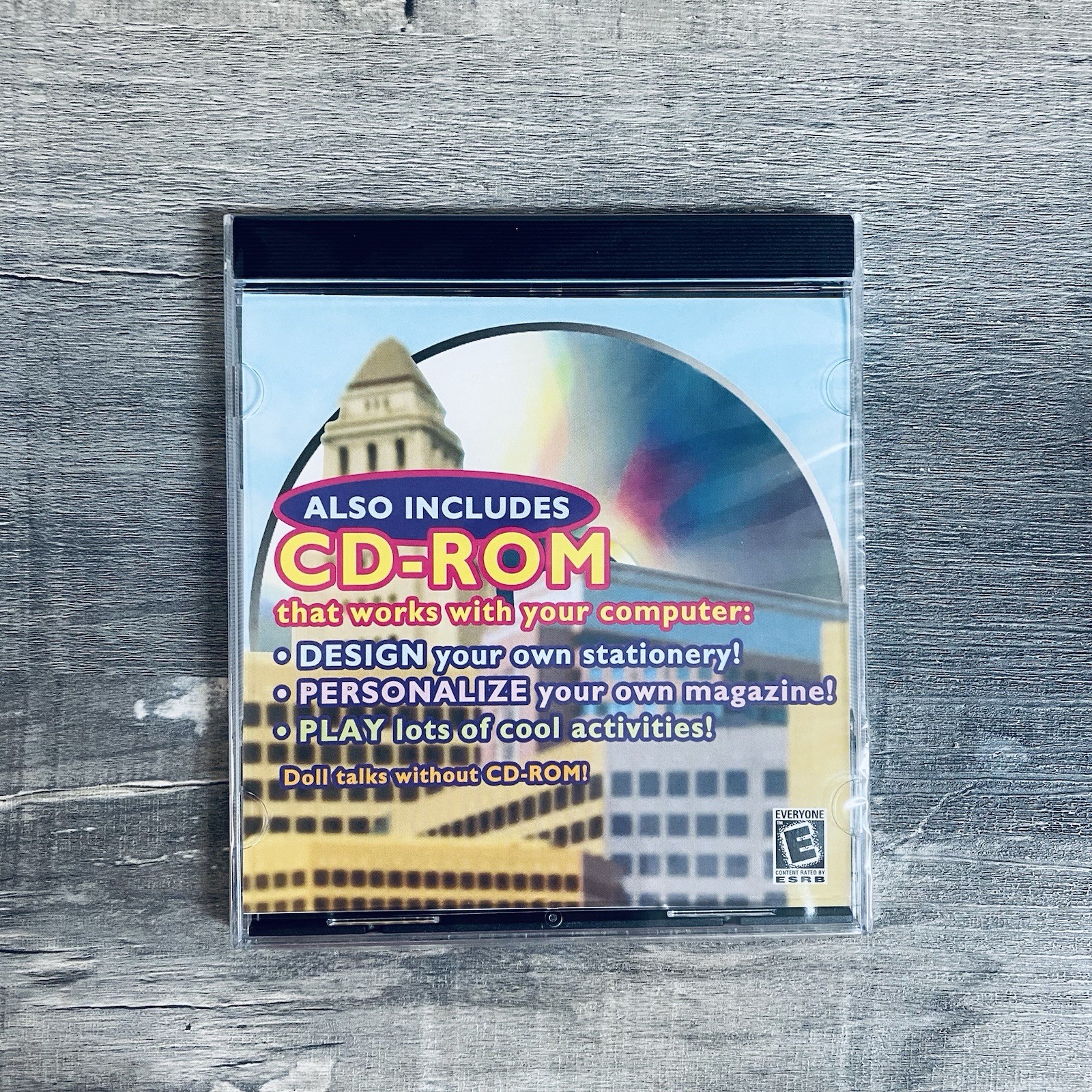 1999 Working Woman Talking Barbie Cd-Rom Sealed Pc/Mac 1999 Cd-Rom ONLY No Doll