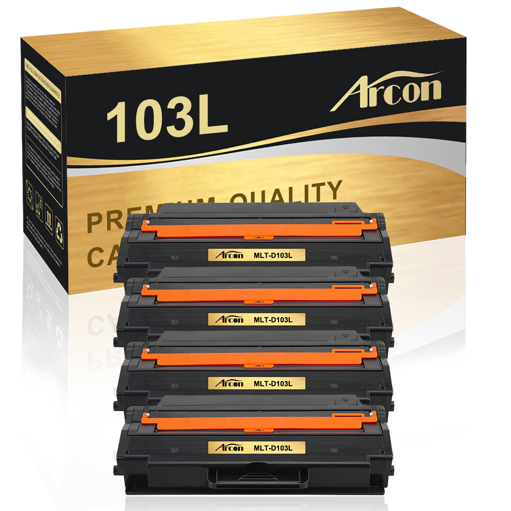 4 Pack MLT-D103L MLTD103S Toner Compatible for Samsung 103L ML-2955DW ML-2955ND