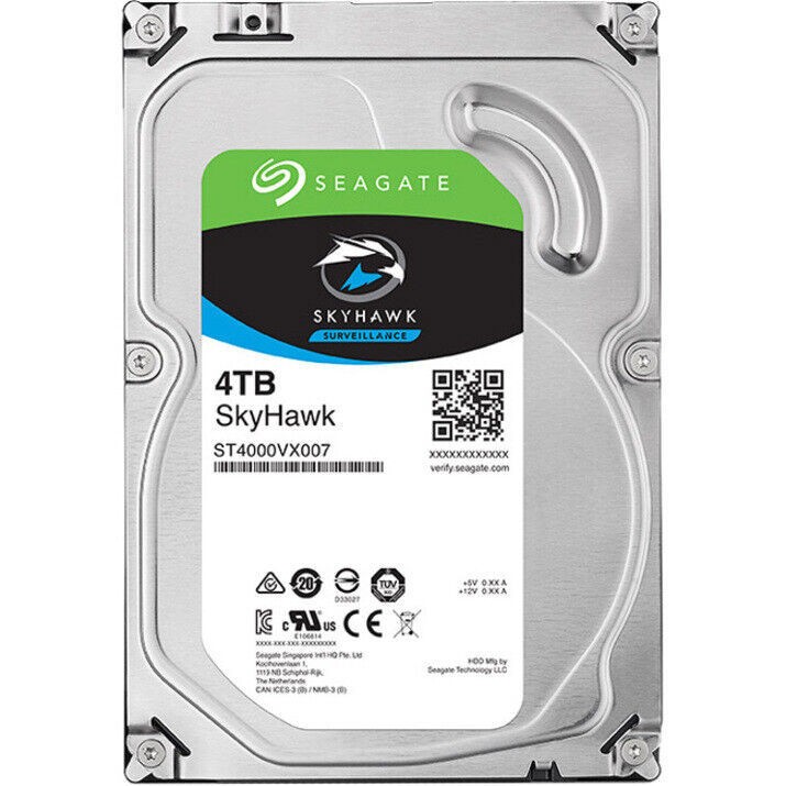 NewSeagate SkyHawk ST4000VX007 4TB SATA 3.5" 7200RPM 6G HDD Surveillance Hard
