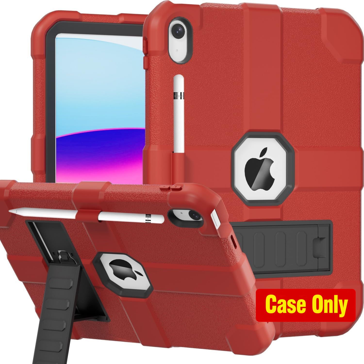 Rugged Heavy Duty Cover Case for iPad 11th Gen 11 Inch 2025 with Pencil Holder