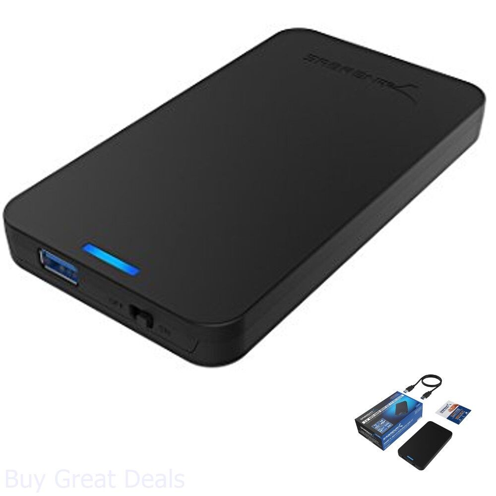 Sabrent 2.5-Inch SATA To USB 3.0 Tool-free External Hard Drive Enclosure For SSD