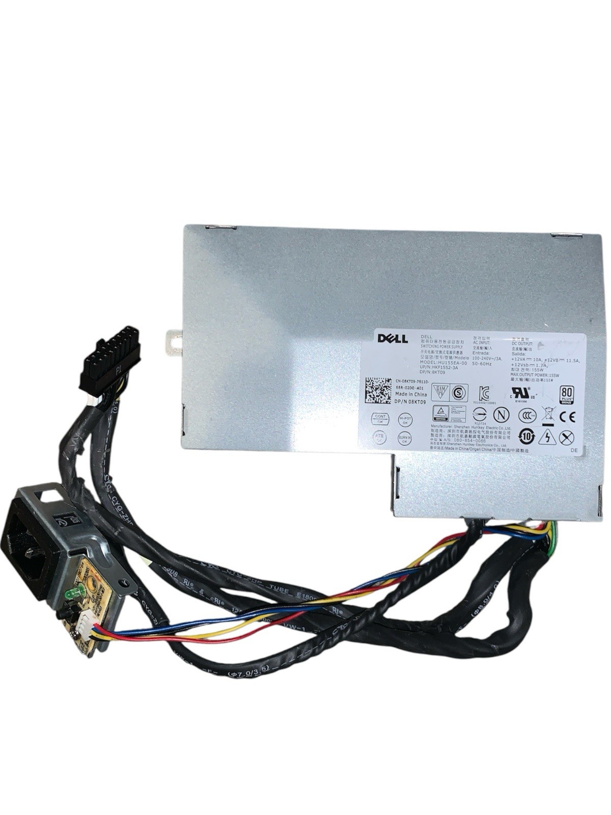 Dell 0TPN8G TPN8G 08KT09 8KT09 0143FN 143FN  Optiplex 7440 AIO 155W Power Supply