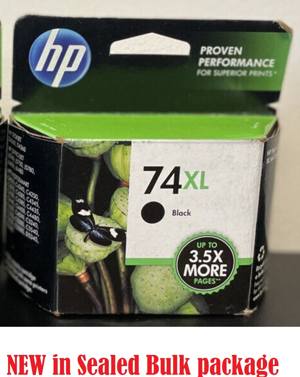 HP 74XL Black CB336WN Genuine Ink printer cartridge OEM for Deskjet PhotoSmart